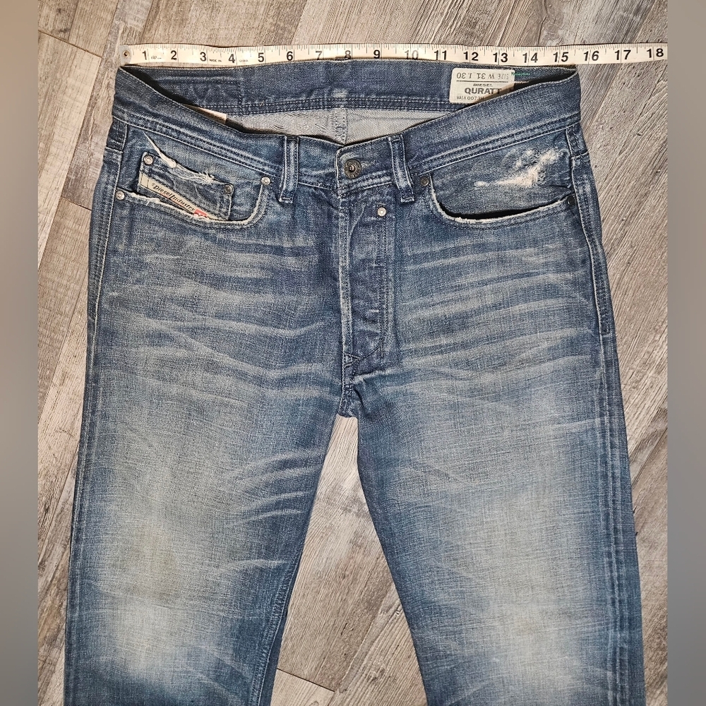 💙Diesel Jeans Almost Vinta Italian  31x30 Bootcut Button Jeans - Picture 3 of 15